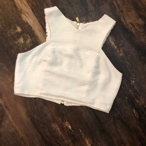 Boutique White crop top